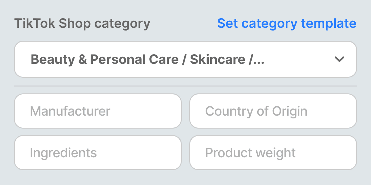 Category templates feature in VeriSync