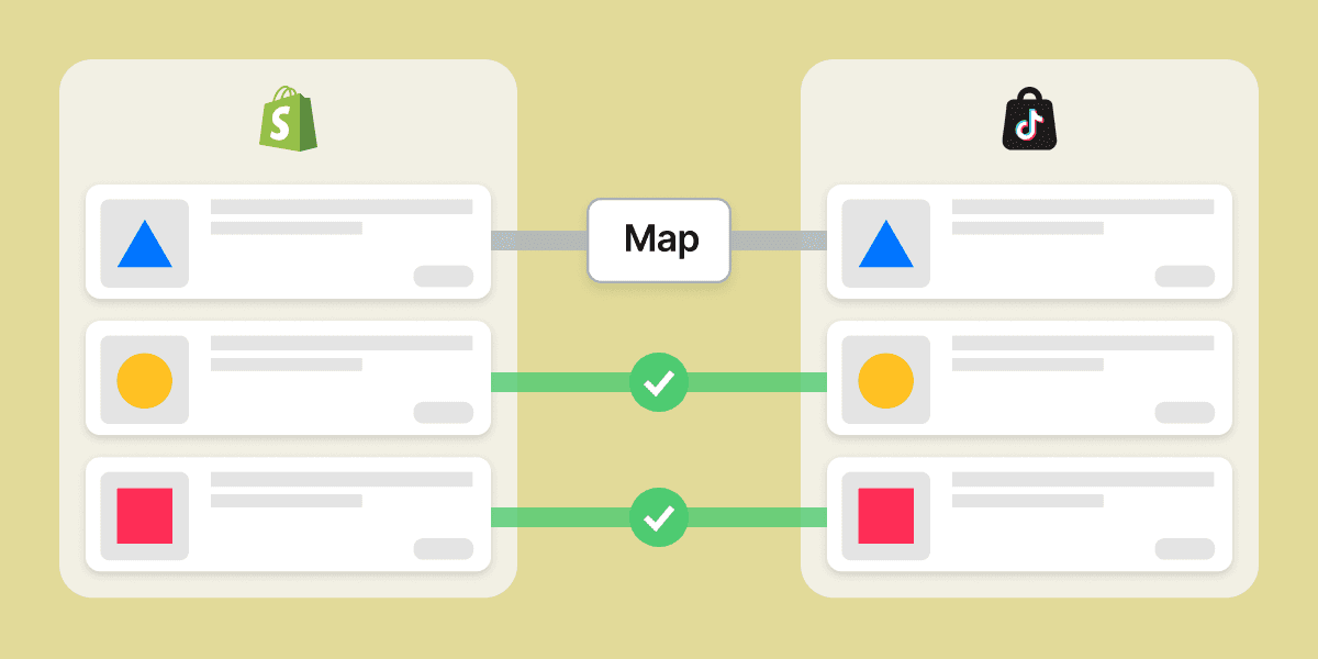 Map existing products feature in VeriSync