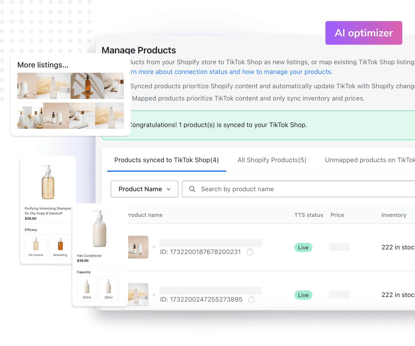 Product Inventory Sync Feature of ShoppeDance